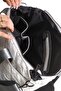 Women's Diamond Pattern Bucket Model Lightweight and Stylish Wallet Shoulder Bag with Shiny Parachute Fabric - 6