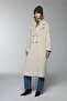 Double Breasted Lapel Pocket Detailed Cashmere Beige Coat 13300 - 5