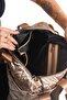 Women's Diamond Pattern Bucket Model Lightweight and Stylish Wallet Shoulder Bag with Shiny Parachute Fabric - 5