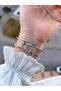 Small Vintage Case Steel Strap 2 Years Warranty 3 Atm Women Wristwatch+Bracelet Ff.01142.2 - 4