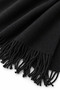 Women's Unisex Black Knitwear Knitted Scarf Kaşkol - 2