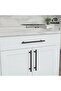 Best Kulp Luxury Country Kitchen Furniture Cabinet Drawer Handle Black 704 mm (80cm) - 7