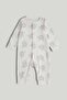 3 Pack Origami Footless Sleepsuits - 2
