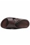 Birrbazaar Men's Orthopedic Sole Adjustable Velcro Stitched Stylish Indoor/Outdoor Leather (Synthetic) Slipper - 3
