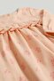 Peach Floral Romper Dress - 2