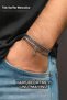 2 Letter Stainless |   Blackening |   Unisex |   Steel Bracelet Set - Lover, Couple, Friend Bracelet - 2