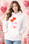Special for Valentine's Day, Sweatshirt with Hooded Names, Valentine's Day