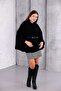 Women's Plush Poncho – Soft Textured, Winter, Warm - 2