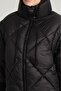 Women's Short Detachable Sleeve Detailed Hoodless Puffer Coat Vest - 5