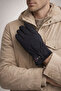 Men's Gloves Winter Thick Fleece Lined Black - Touchscreen Compatible Try Hard Text Detail