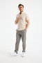 Short Sleeve Flam Linen 100% Cotton Slim Fit Men's Shirt - 7