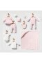 Cotton Dream Pink Muslin Newborn Baby Girl Hospital Exit Set - 2