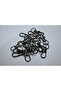 0.8 cm Fish Hook Black Nickel (Anthracite) - Metal Purse and Wallet Strap Clip - 200 Pcs