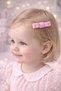 Girl's Colorful Velvet Bow Clip Buckle Set (4 Pieces) – Little Moments - 2