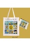Van Gogh Tote Bag Handbag Pen Holder Set