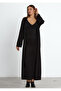 Black Liora Double Set – Dress & Cape - 5