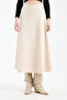 Women's Scuba Diving Fabric Long Bell Skirt - Suitable for Hijab Stretch Fabric Flexible Waist - 5