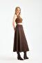 Women's Scuba Diving Fabric Long Bell Skirt - Suitable for Hijab Stretch Fabric Flexible Waist - 5