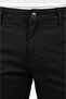 Men's Black Relaxed Fit Stretch Fabric Denim Cargo Pants with Side Pockets Four Seasons 2600001 - 7