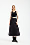 Women's Scuba Diving Fabric Long Bell Skirt - Suitable for Hijab Stretch Fabric Flexible Waist - 3