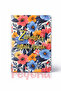 96 Pages Leather Grain Cover Flowers Model 17X24 Timeless Agenda 1 Piece - 3