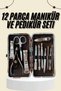 Nail Care Nail Clippers Professional 12 Piece Hand Foot Manicure Pedicure Set