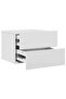 Bedside Cabinet White 40x30x30 cm Engineered Wood - 5
