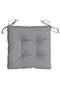 Chair Cushions 2 pcs Grey 40x40x7 cm Oxford Fabric - 4