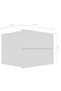 Bedside Cabinets 2 pcs White 40x30x30 cm Engineered Wood - 7