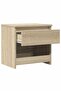 Bedside Cabinet Sonoma Oak 40x30x39 cm Engineered Wood - 7
