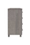 Sideboard HAMAR Light Grey 113x40x80 cm Solid Wood Pine - 4