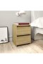 Bedside Cabinets 2 pcs Sonoma Oak 30x30x40 cm Engineered Wood