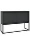 Sideboard Black 105x35x75 cm Steel - 6
