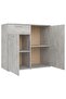 Sideboard Concrete Grey 80x36x75 cm Engineered Wood - 7