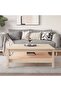 Coffee Table 100x100x40 cm Solid Wood Pine