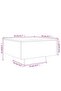 Coffee Table White 55x55x31 cm Engineered Wood - 3