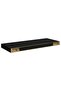 Floating Wall Shelves 2 pcs Black 60x23.5x3.8 cm MDF - 8
