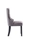 Dining Chairs 2 pcs Grey Velvet - 5