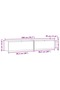 Wall Cabinets 2 pcs White 100x30x35 cm Solid Wood Pine - 3