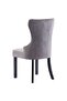 Dining Chairs 2 pcs Grey Velvet - 6