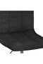 Swivel Dining Chairs 2 pcs Black Fabric - 7