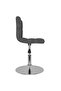Swivel Dining Chairs 2 pcs Dark Grey Fabric - 4