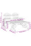 2 Piece Garden Lounge Set Solid Wood Fir - 3