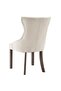 Dining Chairs 2 pcs Beige Fabric - 5