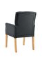 Dining Chairs with Armrests 2 pcs Grey Fabric - 5