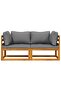 Sectional Corner Sofas 2 pcs with Cushions Dark Grey - 5