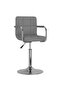 Dining Chair Light Grey Fabric