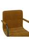 Swivel Dining Chairs 2 pcs Brown Velvet - 7