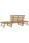 Garden Bench 2-in-1 190 cm Solid Acacia Wood - 5