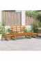 Garden Bench 2-in-1 190 cm Solid Acacia Wood